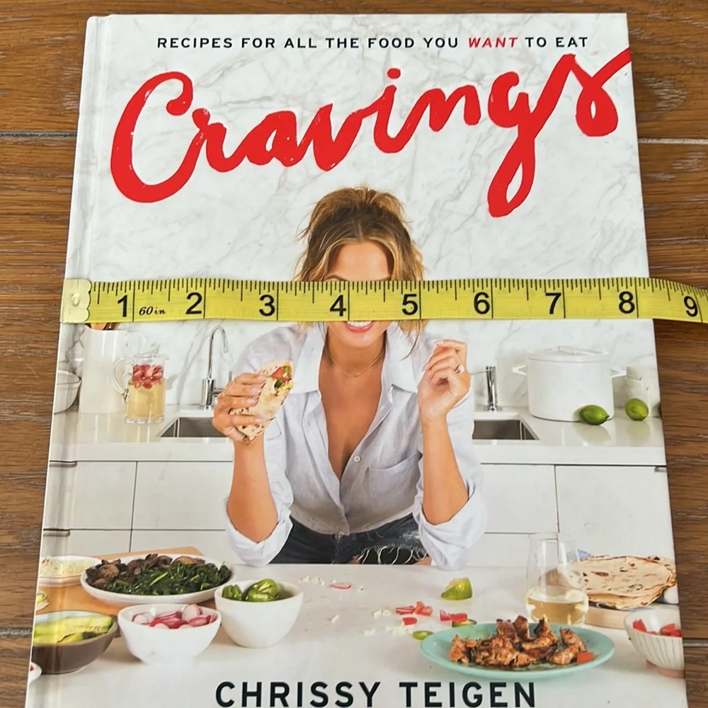 Cravings By Chrissy Teigen Hardcover Cookbook with Recipe Favorites